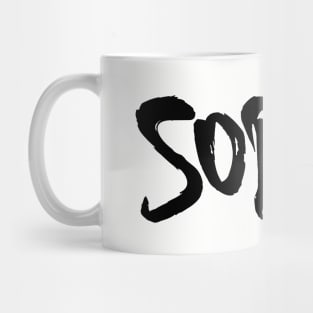 Sober with AA logo Mug